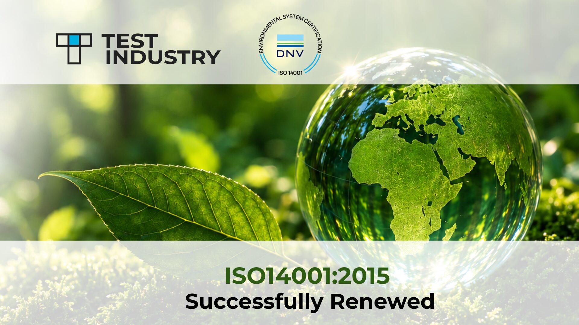 ISO140012015 RENEWED